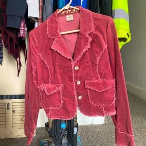 Medium, light pink, Fringed Jacket by HINT Jeans